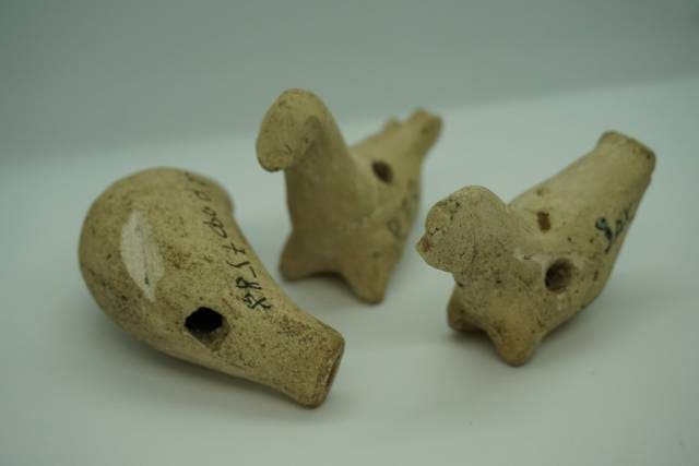 Свистульки, найденные при раскопках